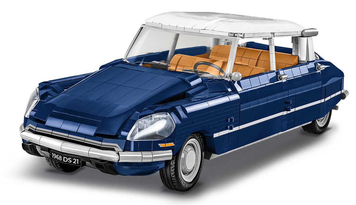 Citroen DS 19 von 1956, blau/weiß Citroen DS 19 von 1956, blau/weiß