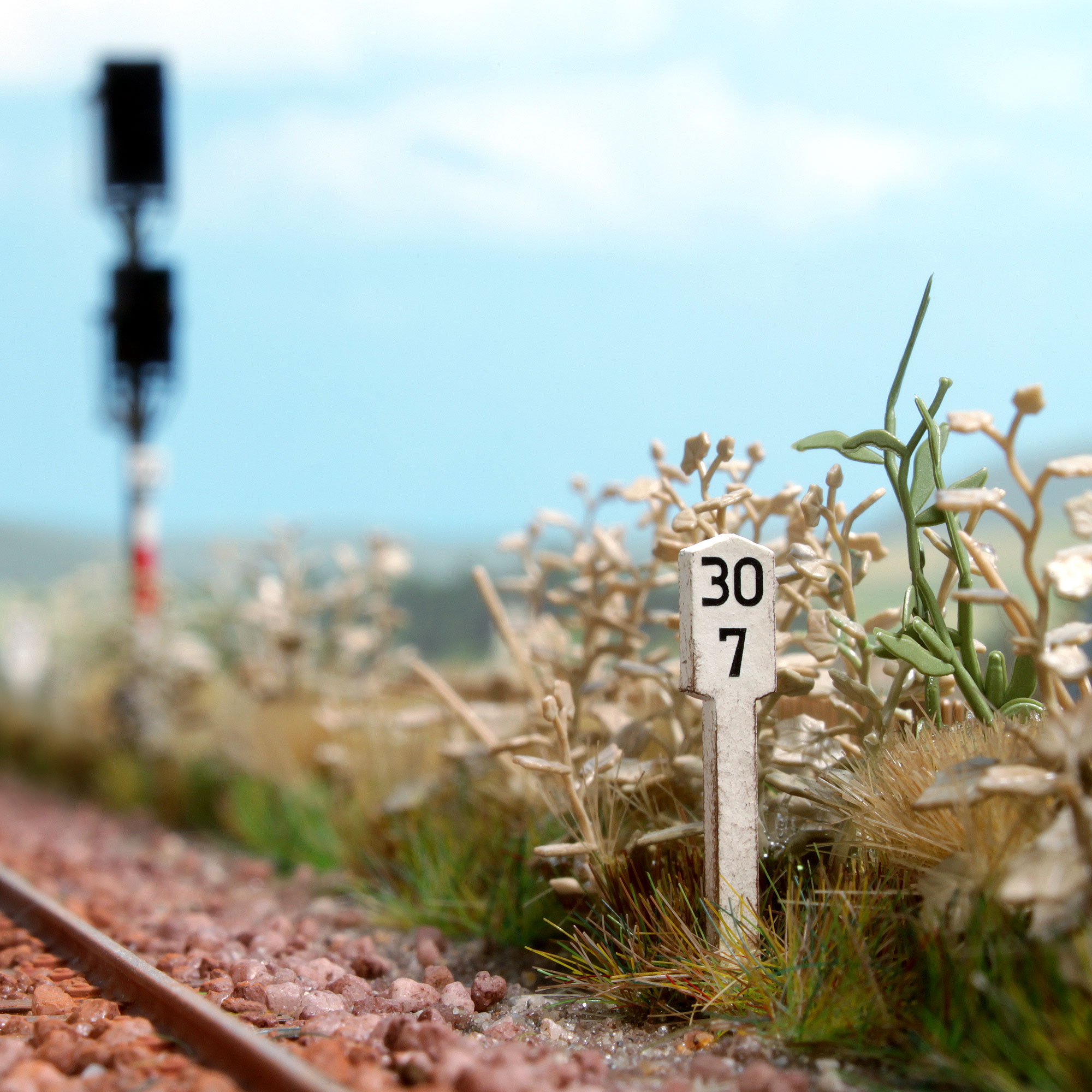 Miniatur Kilometersteine Miniatur Kilometersteine