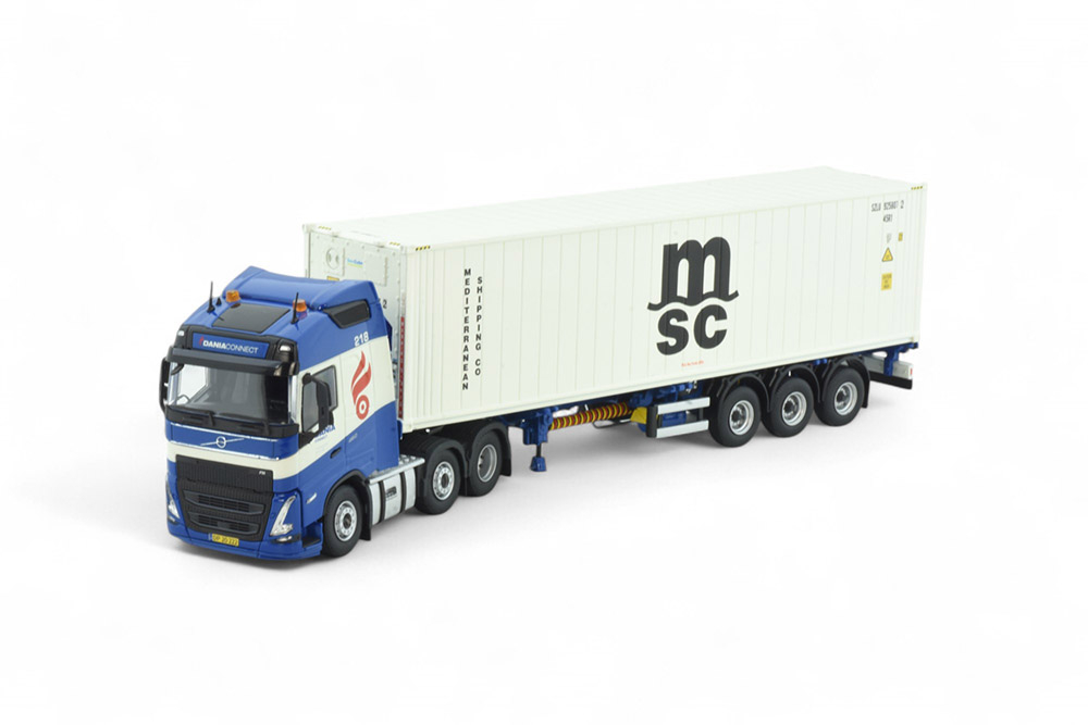 Volvo 40ft. Container-Sattelzug "Dania Connect" mit MSC Container